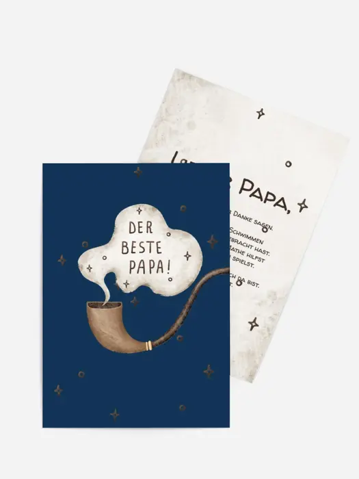 Vatertagskarte Rauchpfeiffe