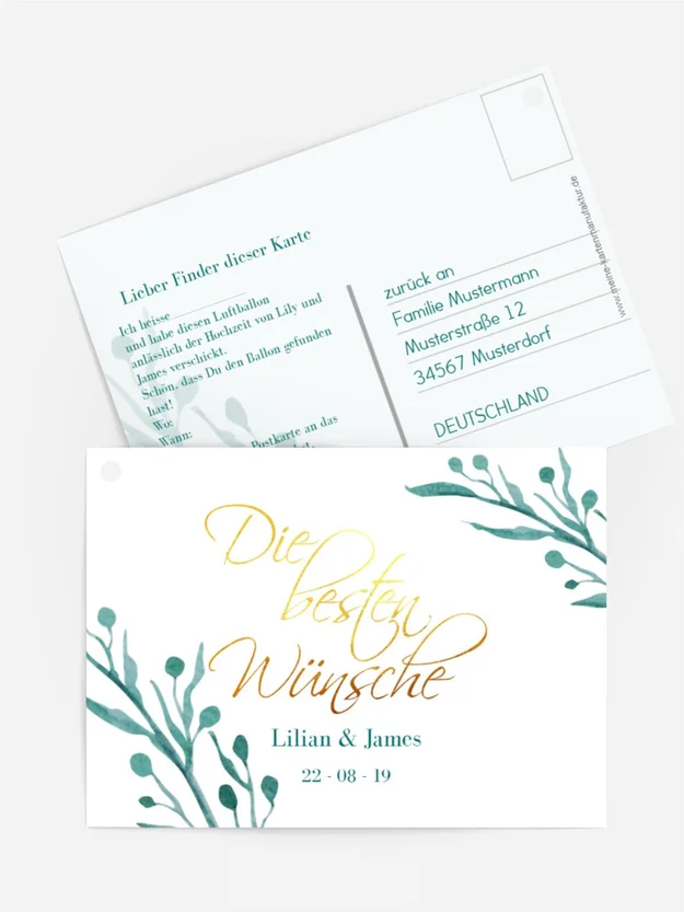 Ballonflugkarte Irischer Nebel