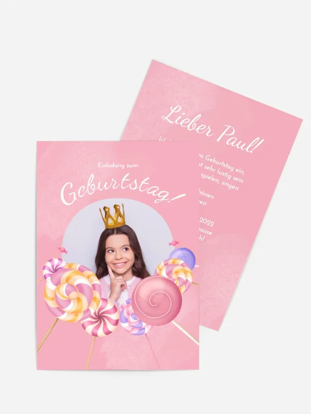 Geburtstagseinladung Süße Glückwünsche