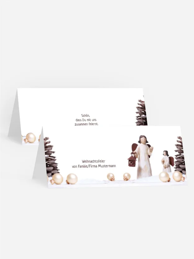 Tischkarte Weihnachten Weihnachtsengel Tischkarte Weihnachten Weihnachtsengel