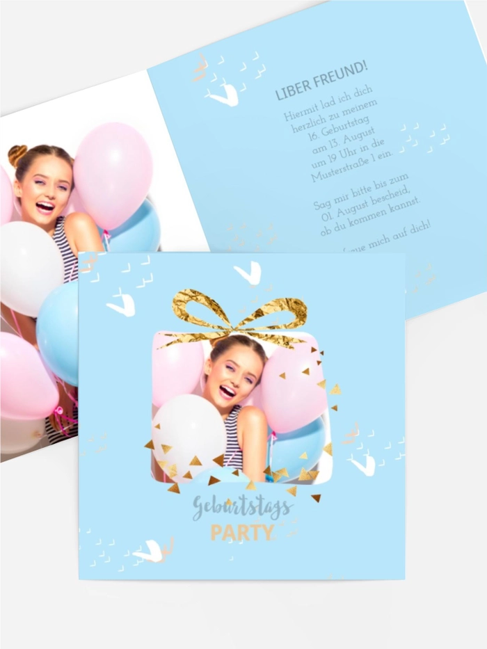 Geburtstagseinladung Das beste Geschenk Geburtstagseinladung Das beste Geschenk