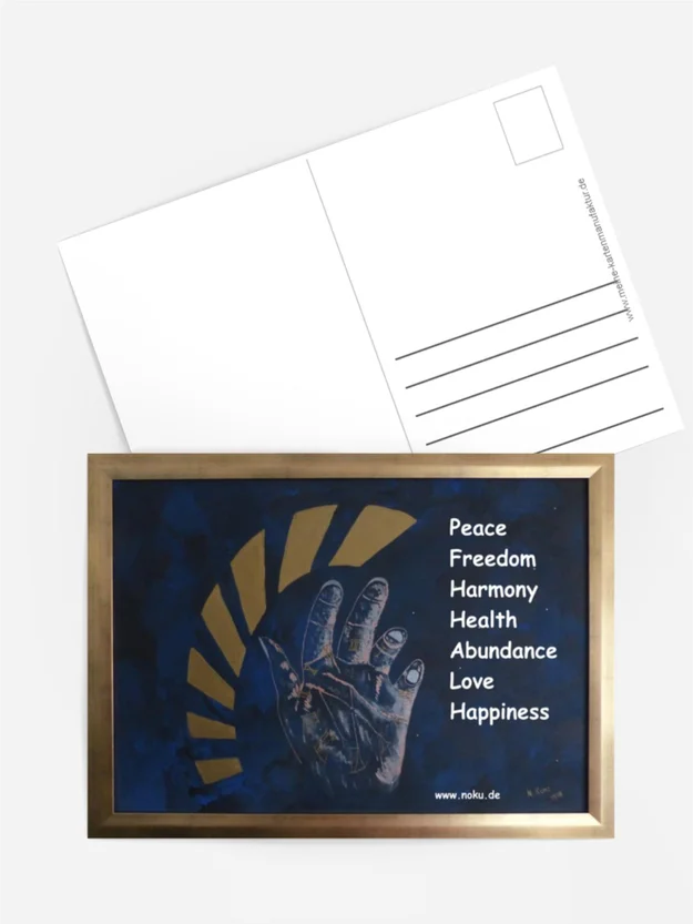 Postcard for a good attitude towards life (english) Postcard for a good attitude towards life (english)