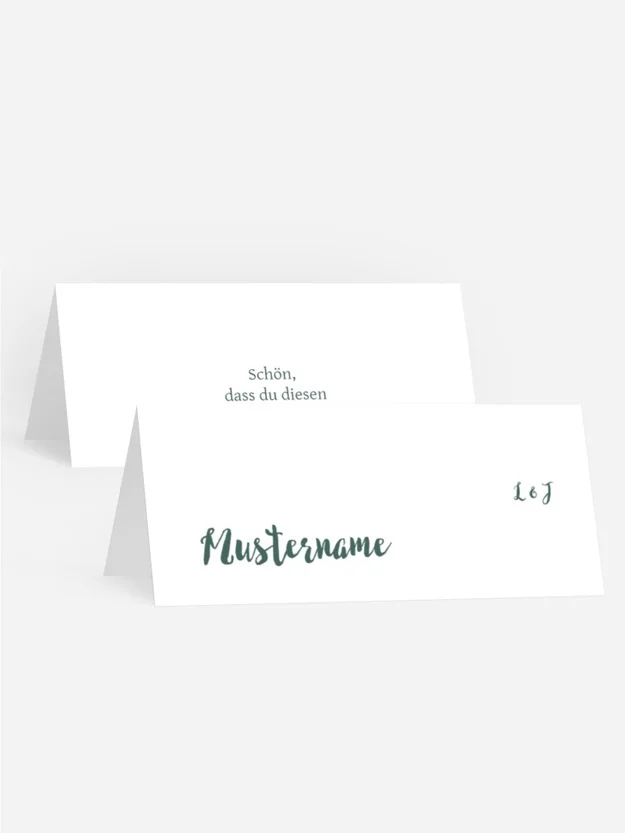 Tischkarte Ich Du Wir