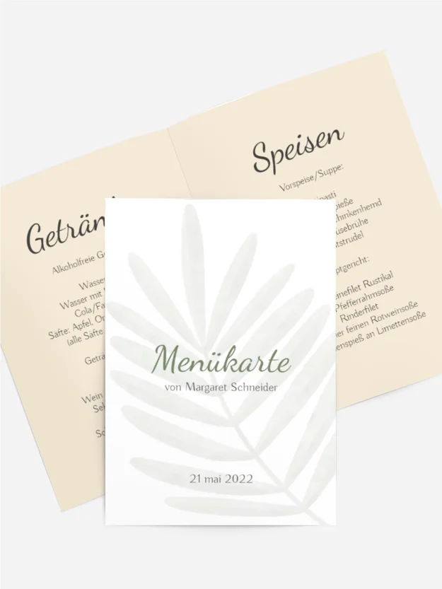 Menükarte Kommunion Blumen meiner Seele Menükarte Kommunion Blumen meiner Seele