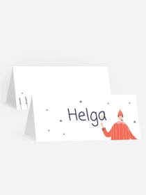Tischkarte Weihnachten Der Helfer des Weihnachtsmanns Tischkarte Weihnachten Der Helfer des Weihnachtsmanns