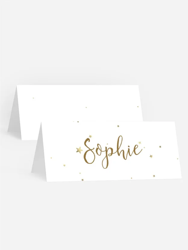 Tischkarte Geburtstag Sternenglück Tischkarte Geburtstag Sternenglück