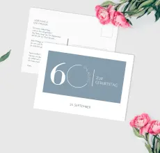 Category background image for Einladungskarten 60. Geburtstag