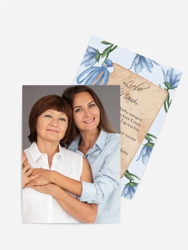 Grußkarte zum Muttertag Brief an die Mutter