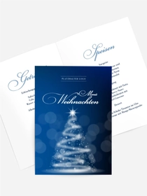 Menükarte Weihnachten Weihnachtsdunst