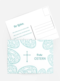 Osterkarte Gesegnete Ostern
