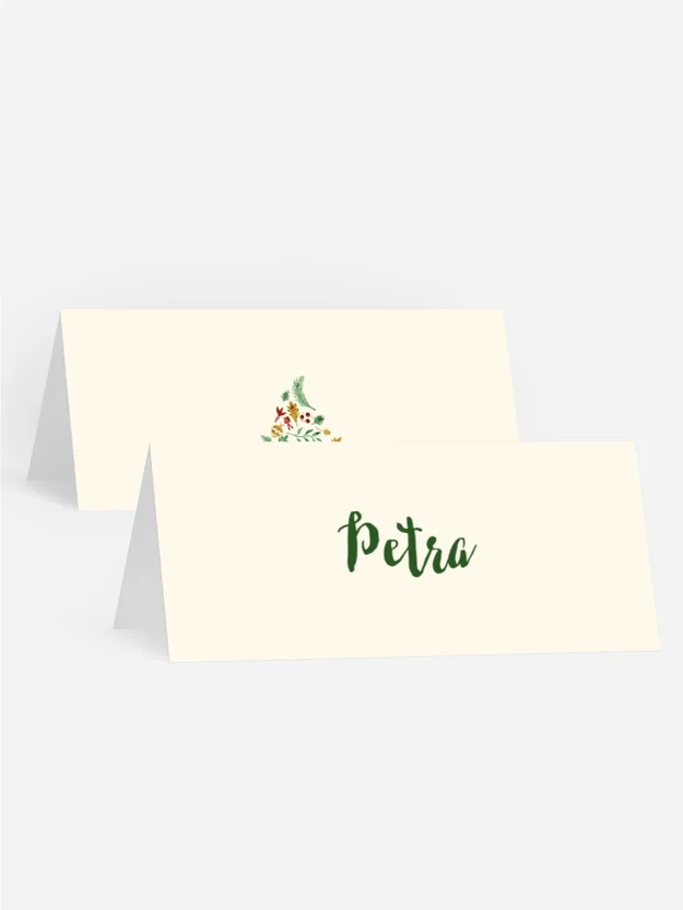 Tischkarte Weihnachten Das Beste für Weihnachten