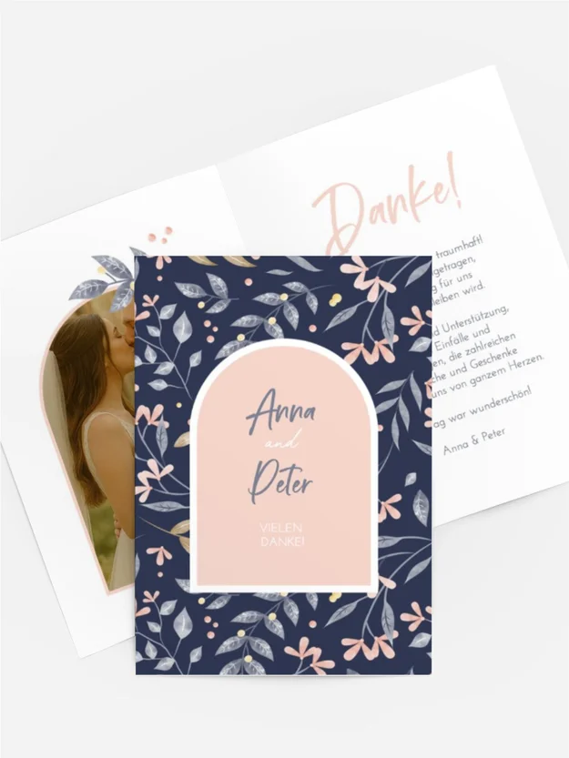 Dankeskarte Die Dornenvögel