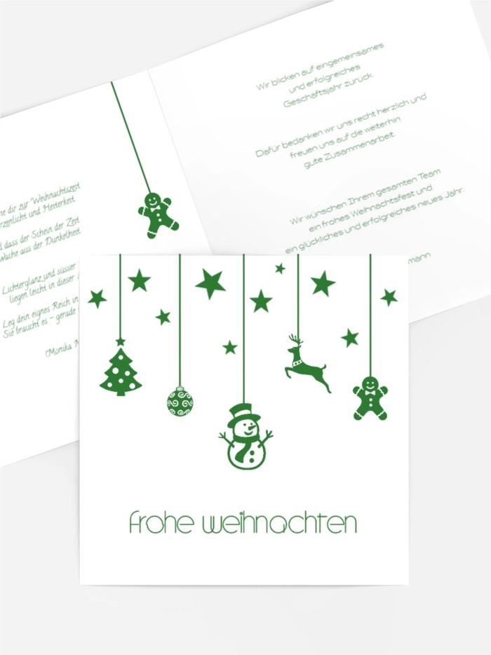 Grußkarte zu Weihnachten Geschäftlich Schmuckelemente Grußkarte zu Weihnachten Geschäftlich Schmuckelemente