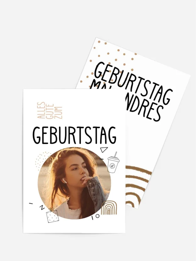 Geburtstagseinladung Schau im Kreis