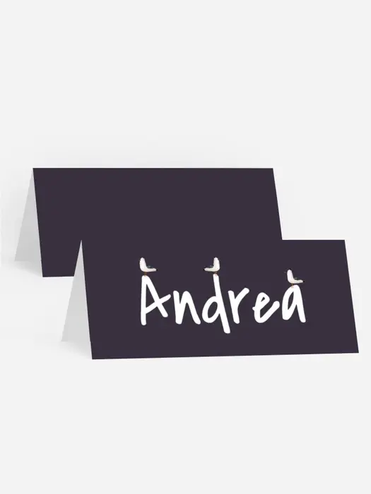 Tischkarte Geburtstag Möwenparty Tischkarte Geburtstag Möwenparty