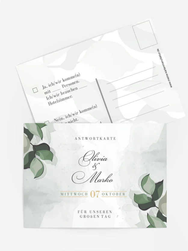 Antwortkarte Efeulocken