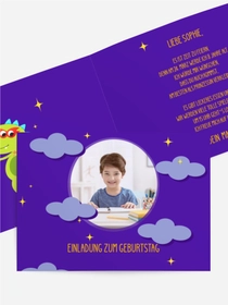 Geburtstagseinladung Superdino