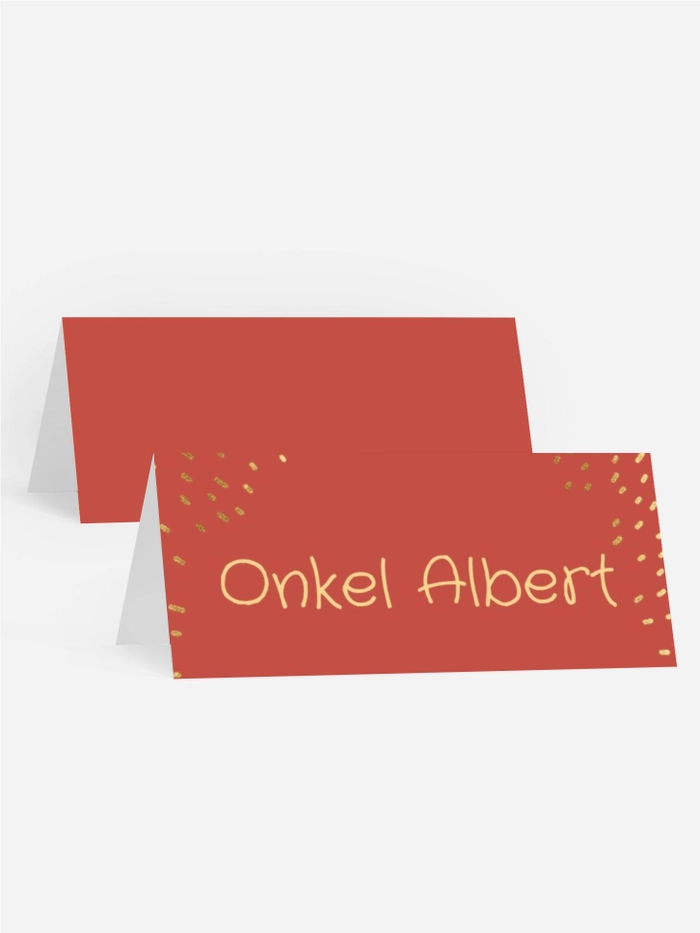 Tischkarte Weihnachten Kranz für Weihnachten