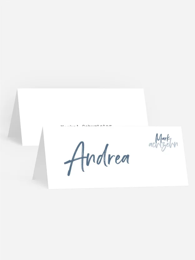 Tischkarte Geburtstag Älter werden