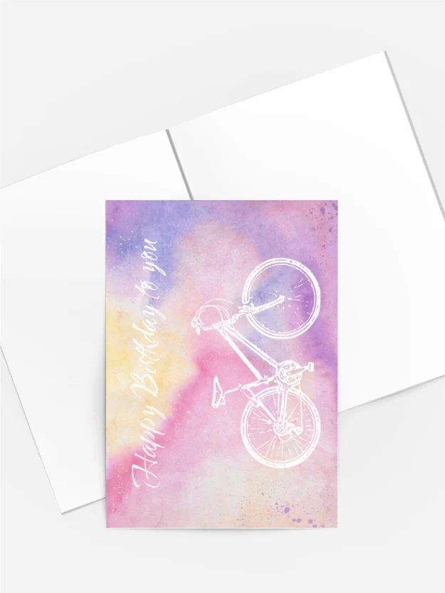 Fahrradgeburtstag rot