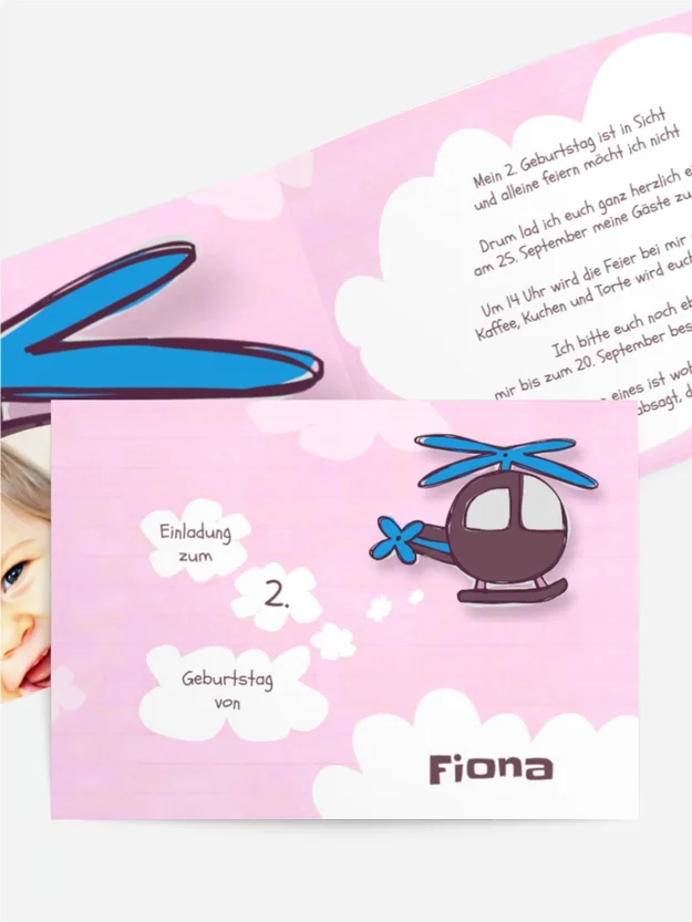 Einladungskarte Geburtstag Hubschrauber Foto Einladungskarte Geburtstag Hubschrauber Foto