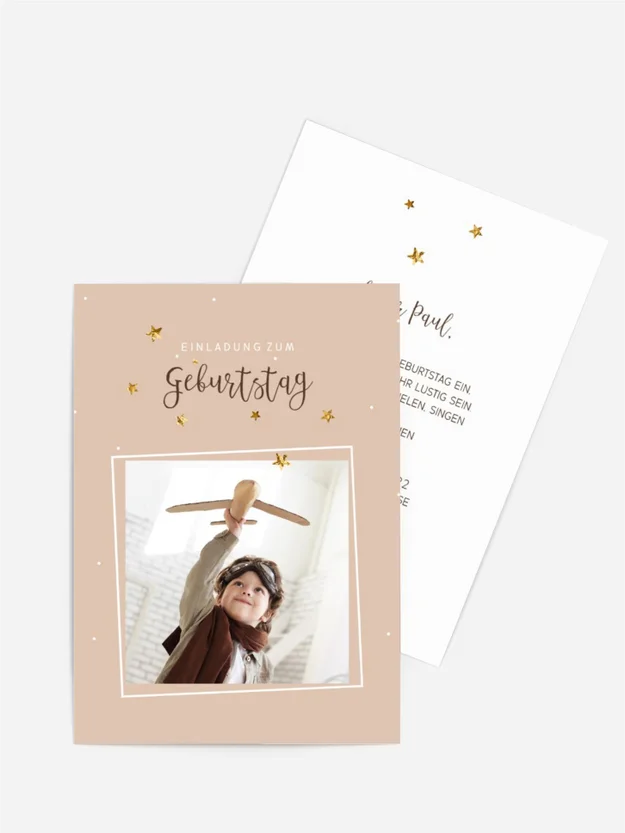 Geburtstagseinladung Sternenzauber 2