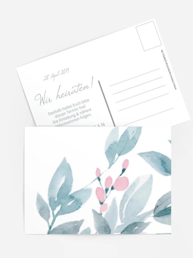 Save the Date Blauregen