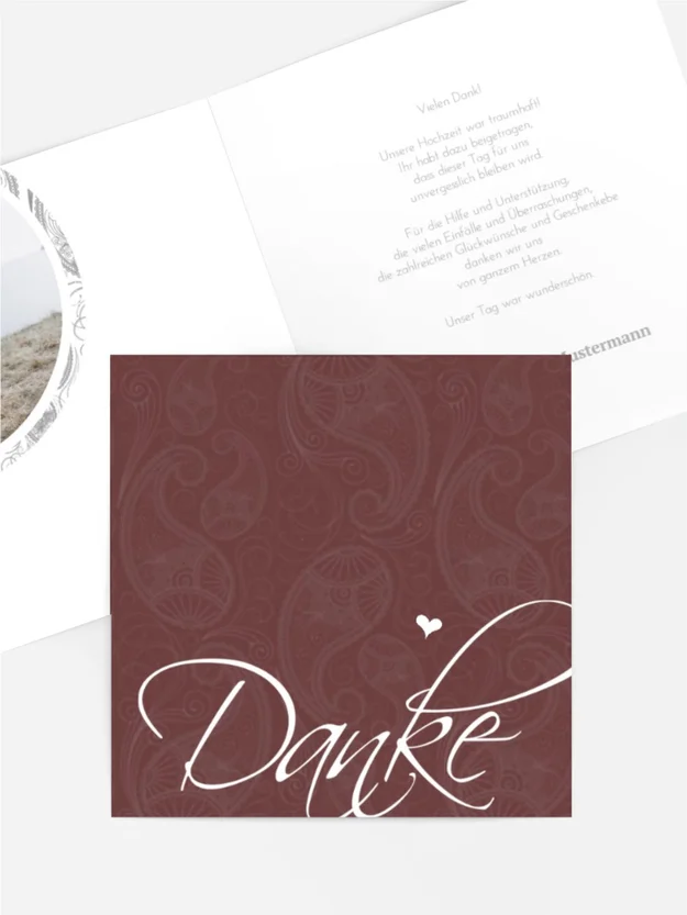 Dankeskarte Hochzeit "Traumhochzeit" Dankeskarte Hochzeit "Traumhochzeit"