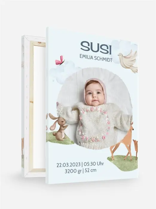 Leinwand tierisch gut