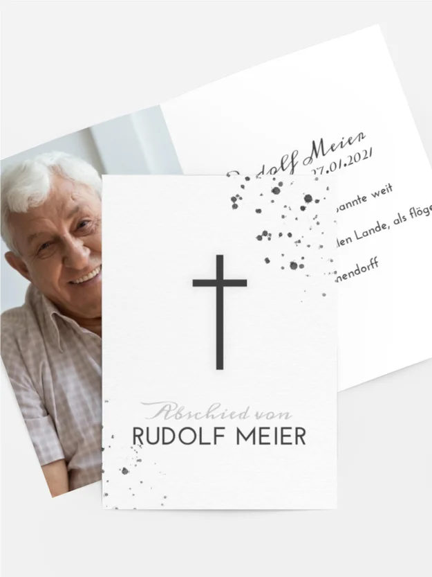 Sterbebildkarte Kreuz des Lebens Sterbebildkarte Kreuz des Lebens