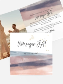 Hochzeitseinladung Wüstenlichter Hochzeitseinladung Wüstenlichter