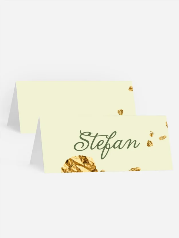 Tischkarte Geburtstag Meisterhaft abgerundet Tischkarte Geburtstag Meisterhaft abgerundet