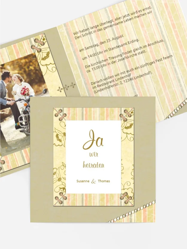 Einladung Bund fürs Leben