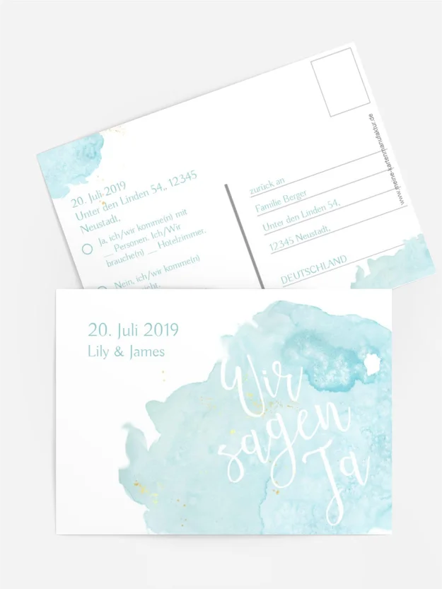 Antwortkarte Wolke Sieben