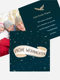 Foto Weihnachtseinladung Stille Nacht