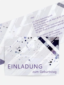 Einladung zum Geburtstag Direction