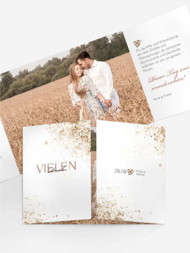 Dankeskarte Weiche Luft Dankeskarte Weiche Luft