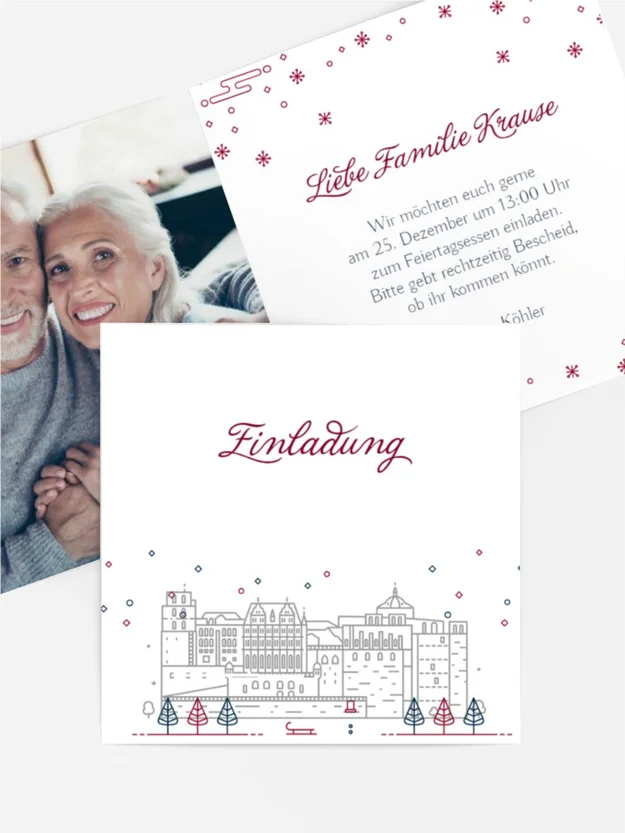 Foto Weihnachtseinladung Weihnachten in Heidelberg 2 Foto Weihnachtseinladung Weihnachten in Heidelberg 2