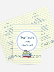 Taufe Menuekarte Meer Taufe Menuekarte Meer