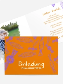 Geburtstagseinladung Bonbon Traum