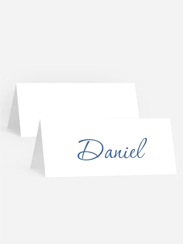 Tischkarte Taufe Korb voller Glück