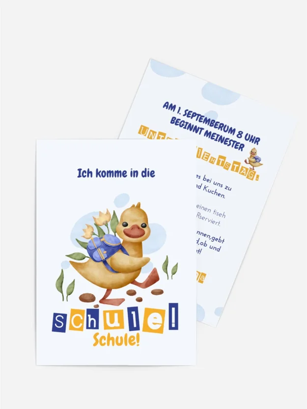 Einladungskarte Einschulung Einladungskarte Einschulung
