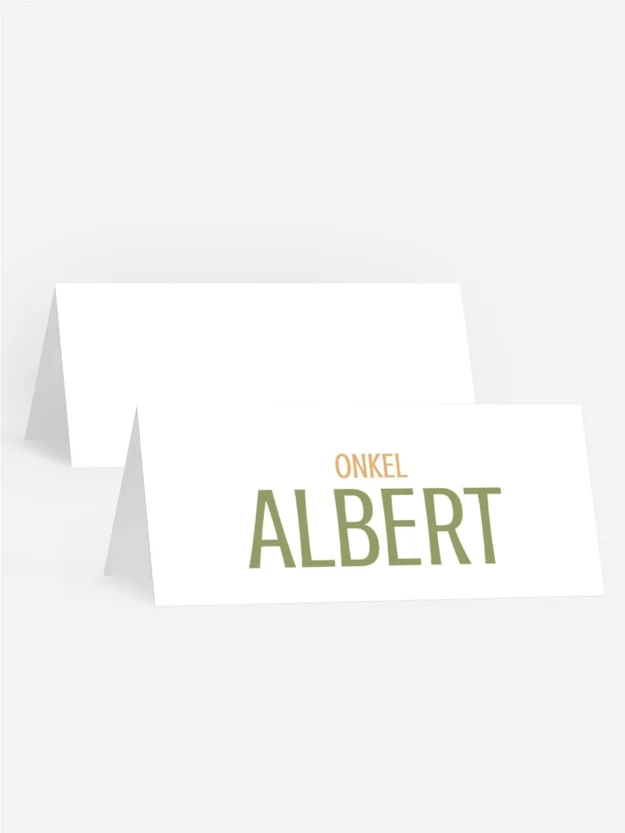 Tischkarte Weihnachten Kranz im Gras