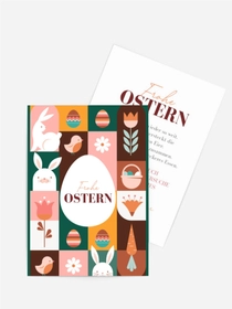 Osterpuzzle lustiges Domino Osterpuzzle lustiges Domino