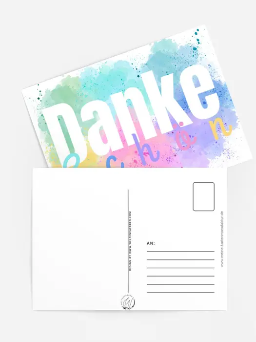 Buntes Dankeschön