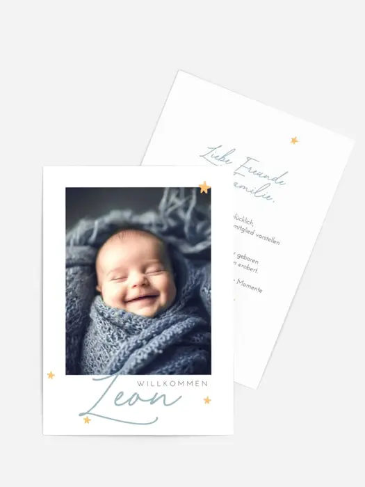 Babykarte In Windeln