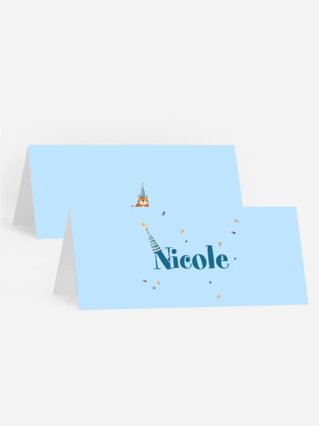 Tischkarte Geburtstag Lustige Tiere Tischkarte Geburtstag Lustige Tiere