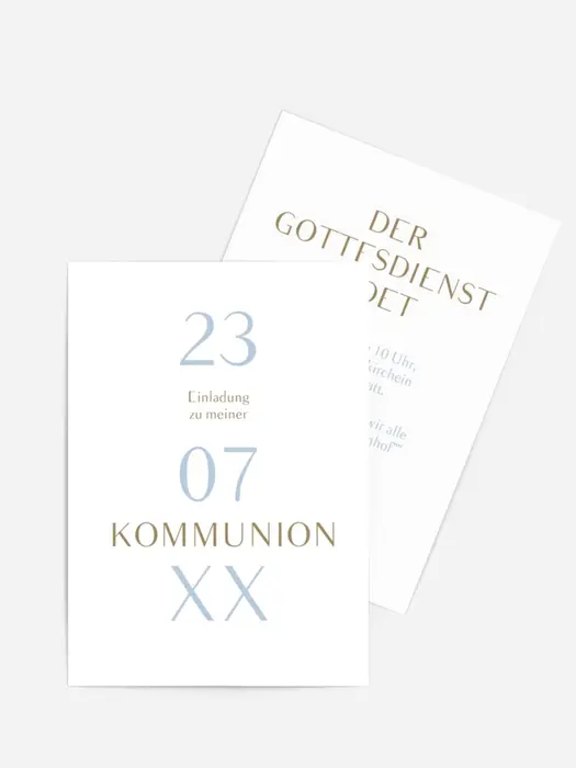 Einladungskarte Kommunion Heilige Seele Einladungskarte Kommunion Heilige Seele