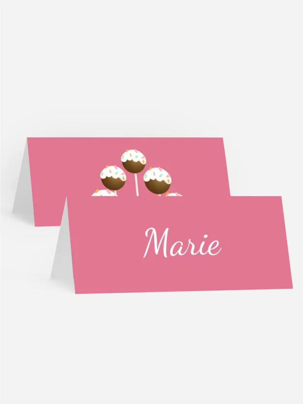 Tischkarte Geburtstag  Lutscherwelt