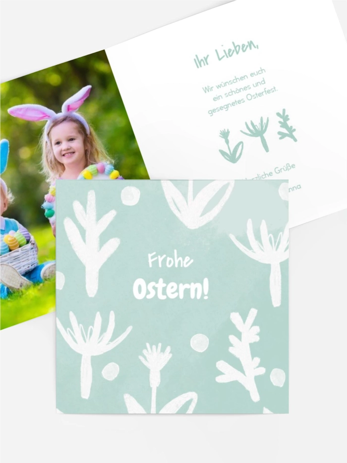 Osterkarte Ostererwachen Osterkarte Ostererwachen
